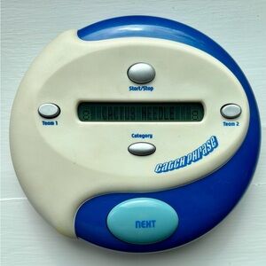 Hasbro Catch Phrase Handheld Electronic Game 2009 BLUE Tested & Works